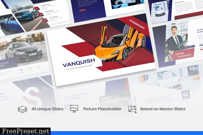 Vanquish – Automotive PowerPoint Template