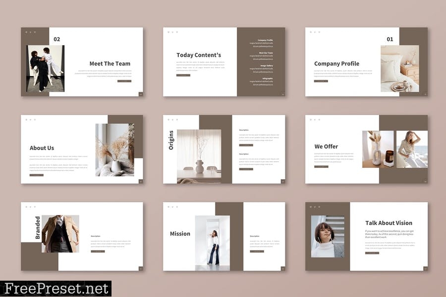 Varinna - Powerpoint Template 7V8AYBN