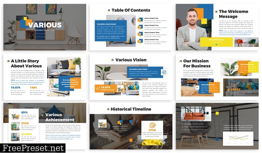 Various - Business Template Prensentation L75H7UA