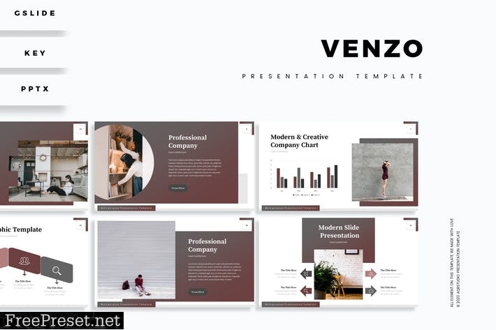 Venzo - Presentation Template ZX7QMG4