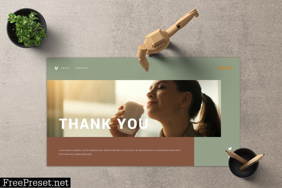 Verguzone - Powerpoint Template P467ZWK