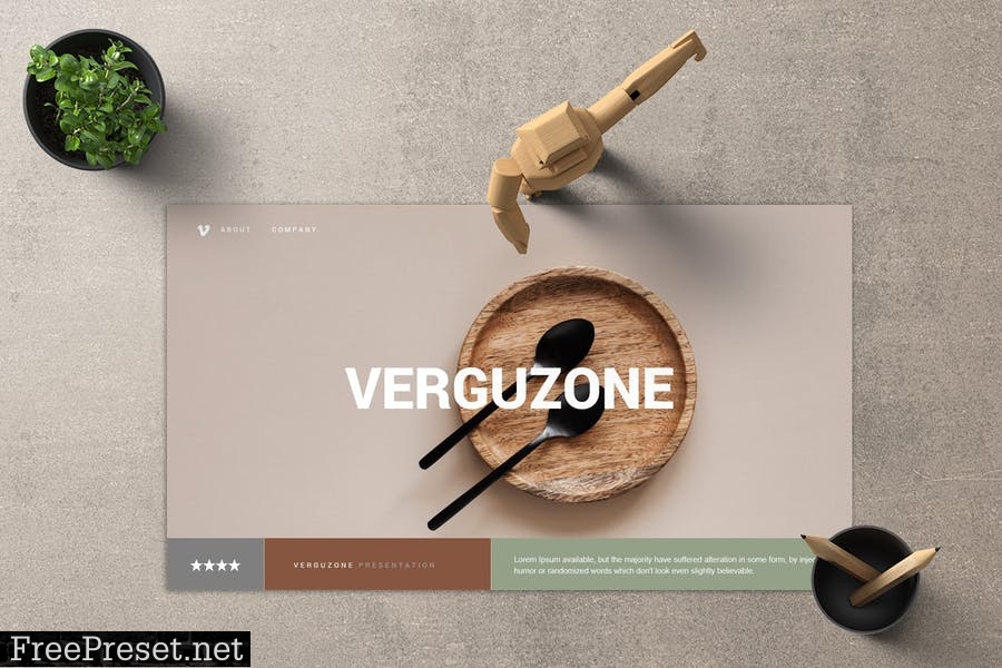 Verguzone - Powerpoint Template P467ZWK