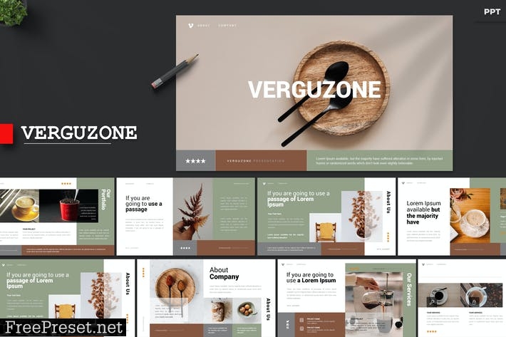 Verguzone - Powerpoint Template P467ZWK