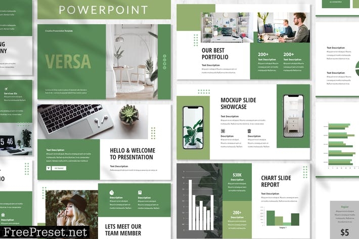 Versa - Creative Powerpoint Template H9G57JL