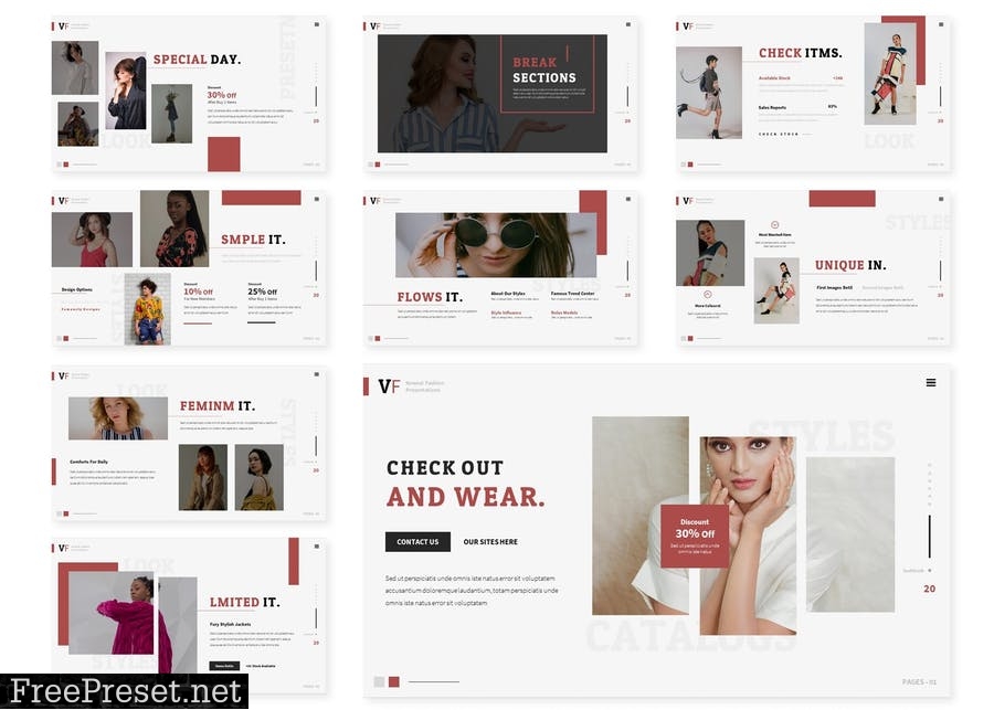 Version Fashions | Powerpoint, Keyn, Google Slides VVRUEBR