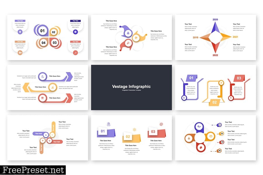 Vestage Infographic - Powerpoint Template XNPUK77