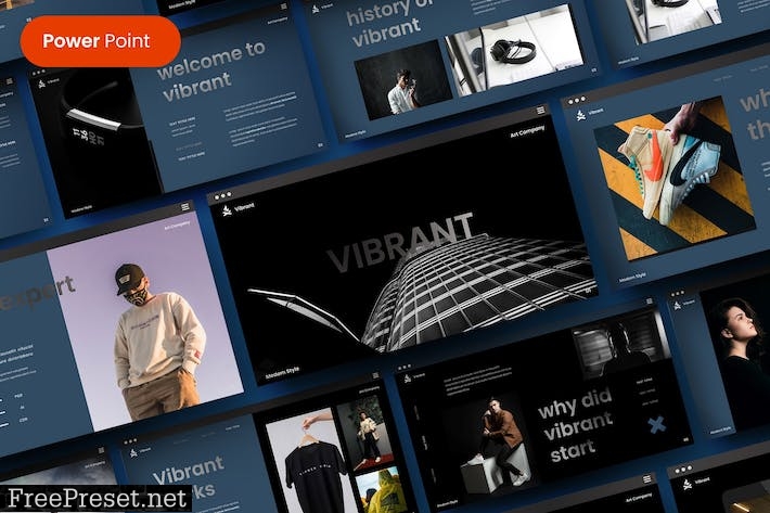 Vibrant – Business PowerPoint Template FKFP4JP
