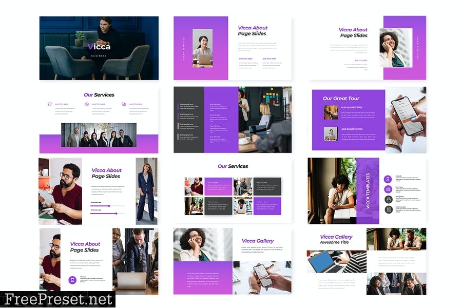 Vicca - Powerpoint Template 4TU3YMM