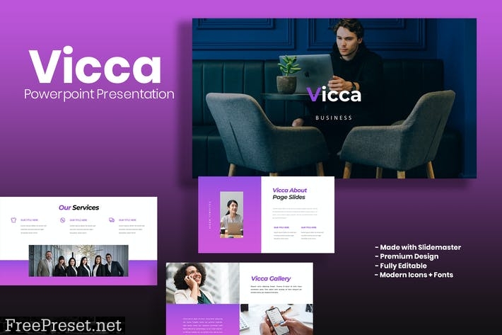 Vicca - Powerpoint Template 4TU3YMM