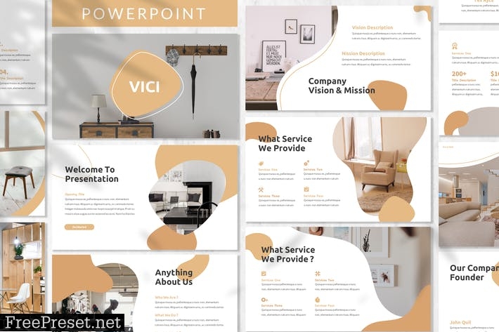 Vici - Business Powerpoint Template CGLTWZB