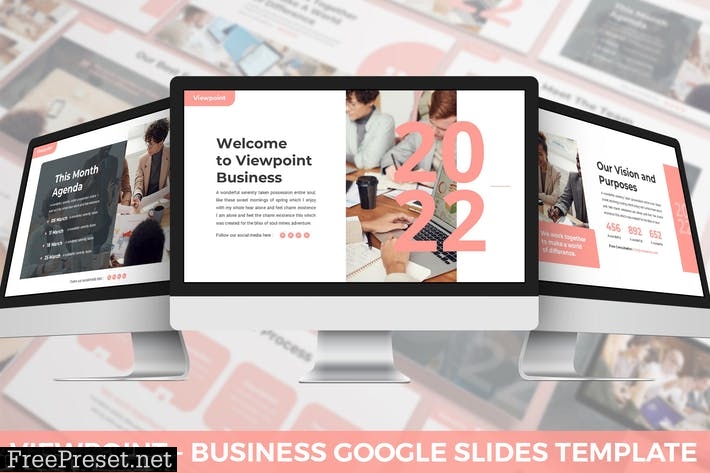 Viewpoint - Business Google Slide Template L47FHZP