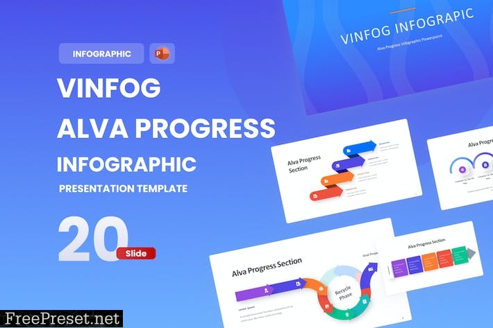 Vinfog Alva Infographic PowerPoint Template WTDBFCQ