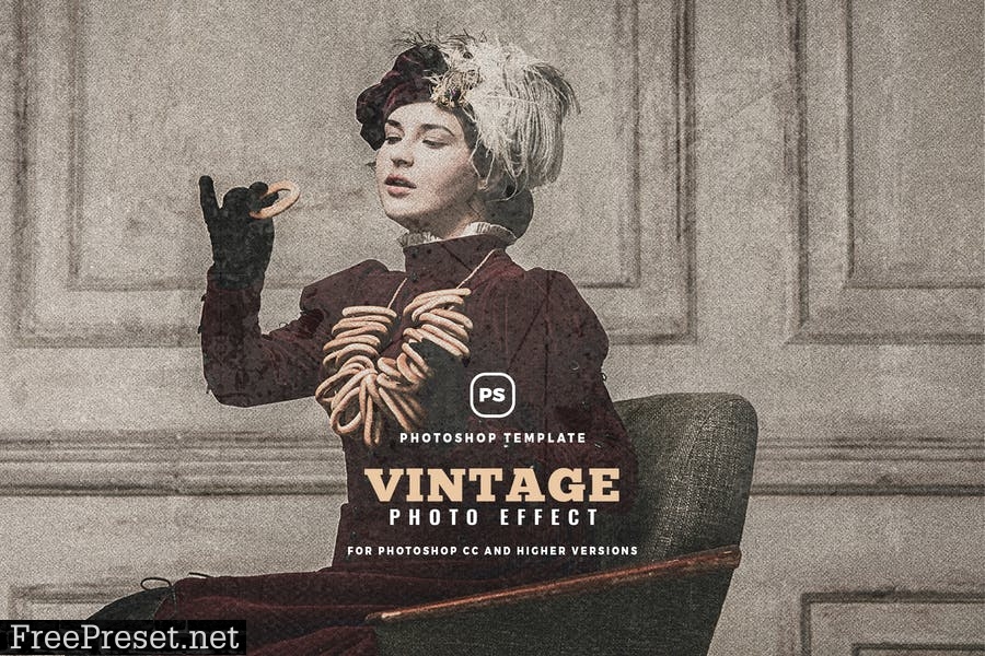 Vintage Effect Photoshop KVNLFAN