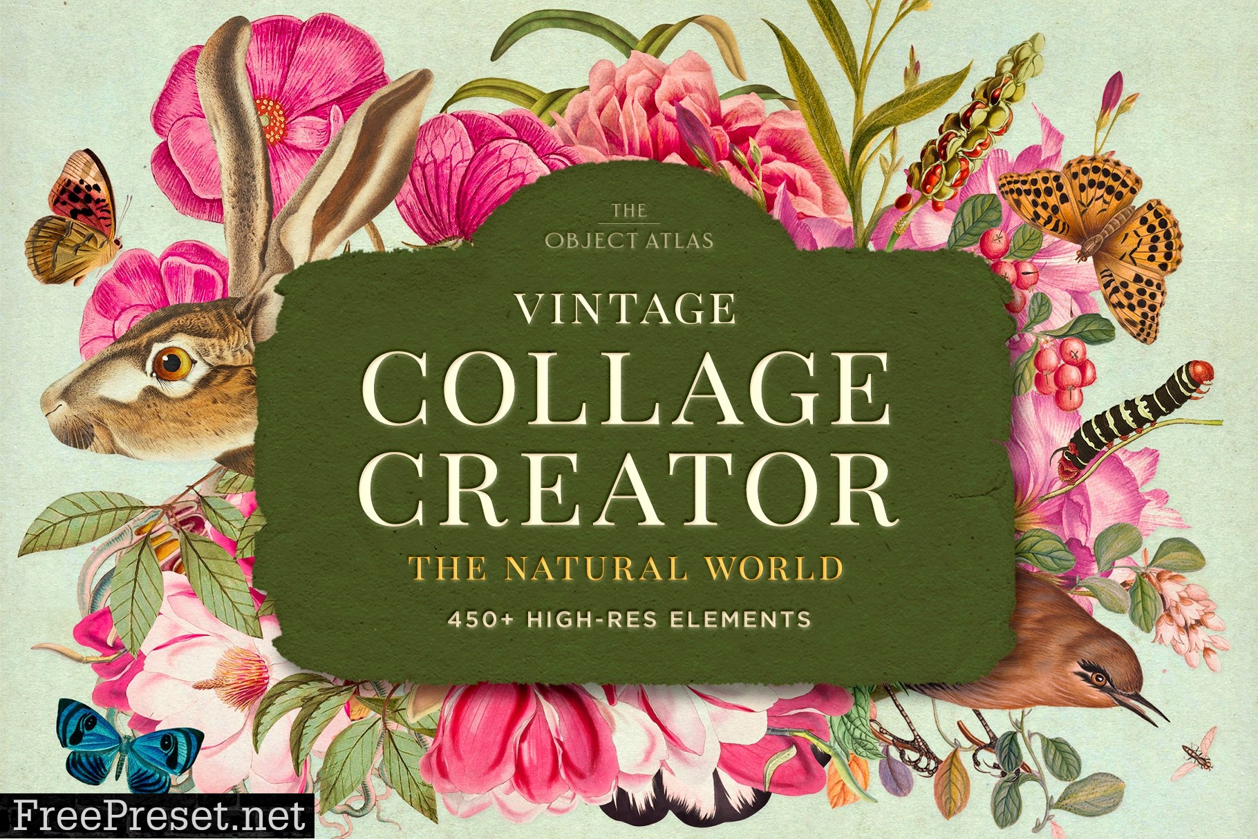 Vintage Nature Collage Creator - 6651389