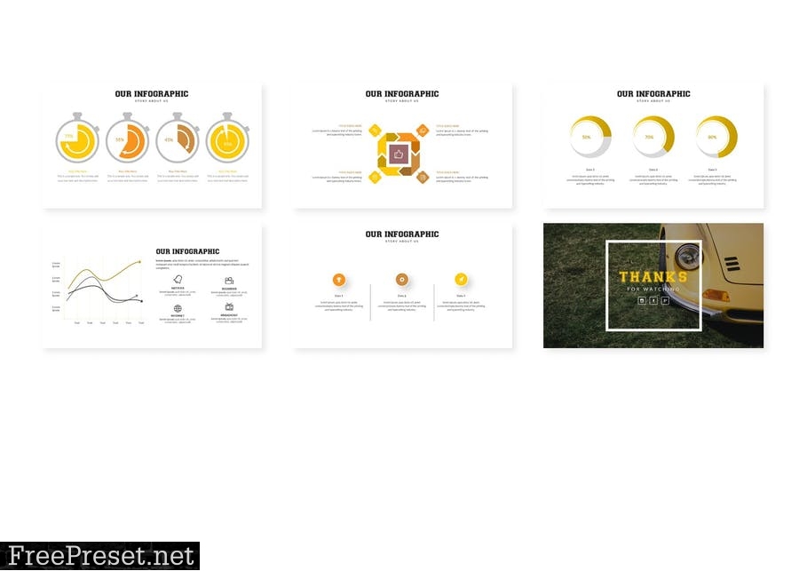 Vintages Powerpoint - Template 8LDPSR