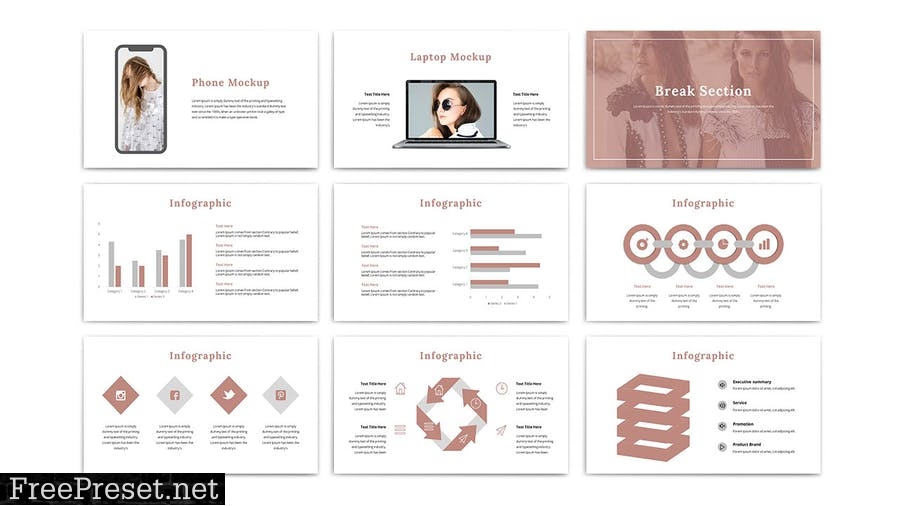 VIOLA - Powerpoint Template L82E8GN