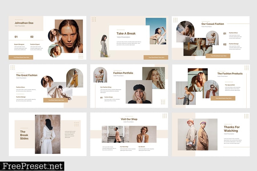 Viollin - Fashion Presentation Template TYZMYDA