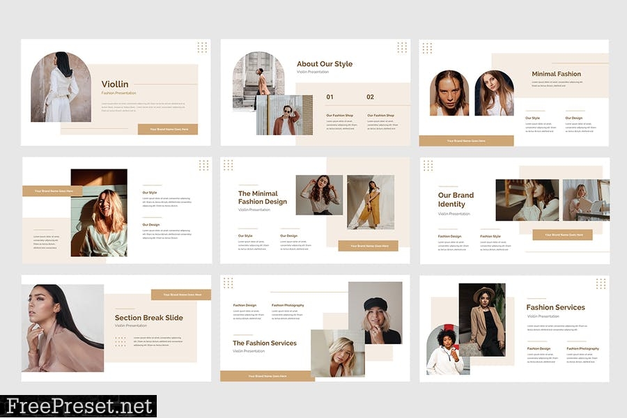 Viollin - Fashion Presentation Template TYZMYDA