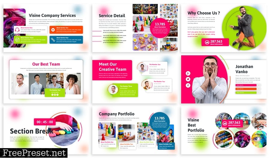 Visine - Business Template Prensentation