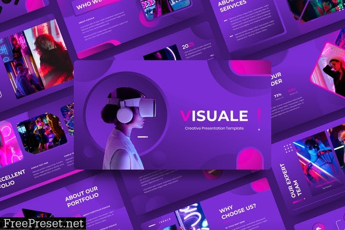 Visuale - Creative PowerPoint Template P8HQVR8