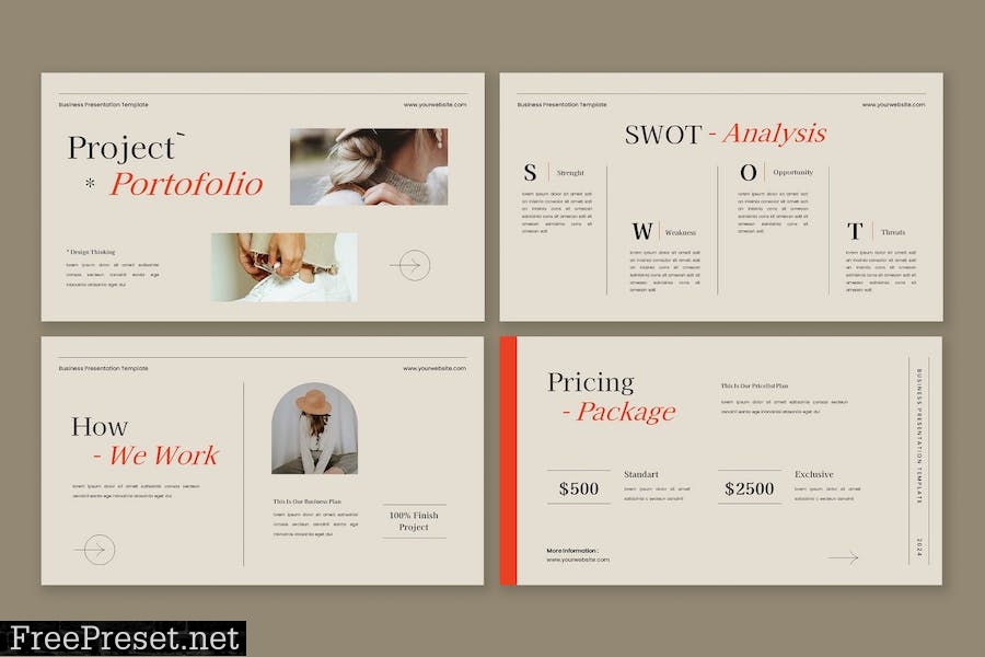 Vivrecasy - Business Plan Powerpoint Template ZNUE4D9