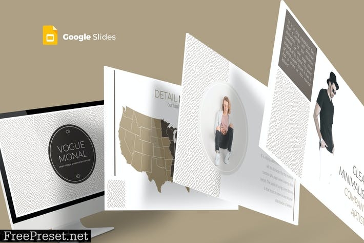 Vogue Monal - Google Slides Template H5R5U3