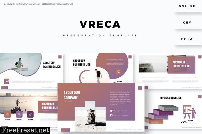 Vreca - Presentation Template HTCQRGE