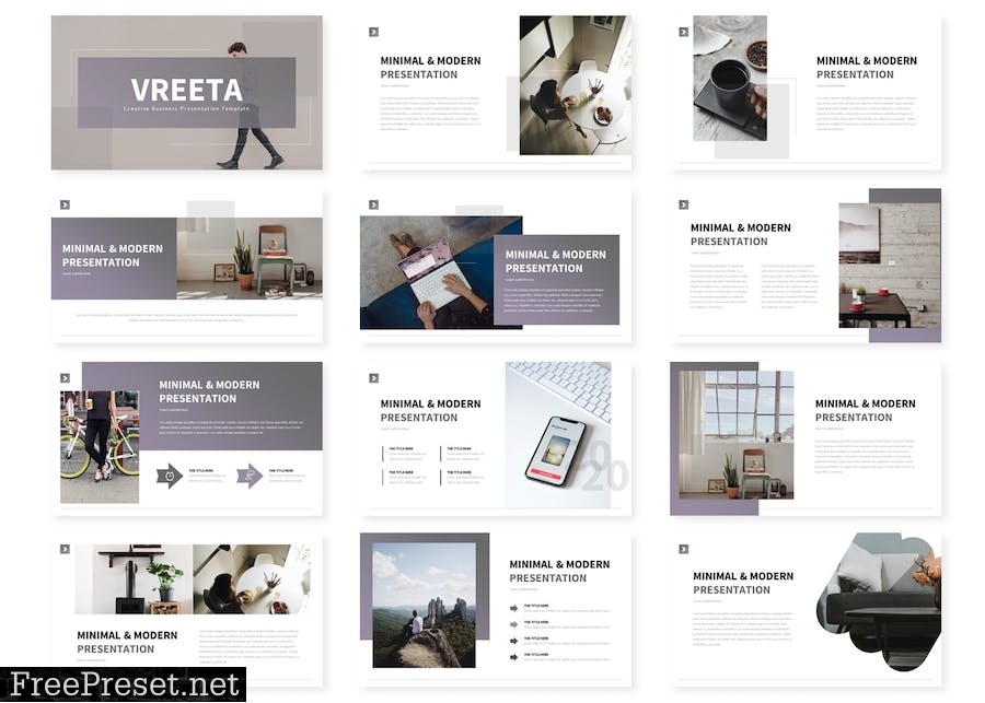 Vreeta - Presentation Template GSTZ47M