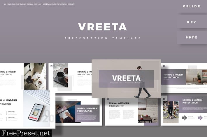 Vreeta - Presentation Template GSTZ47M