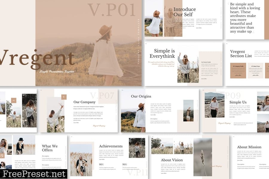 Vregent - Presentation Template 2AUW8EB