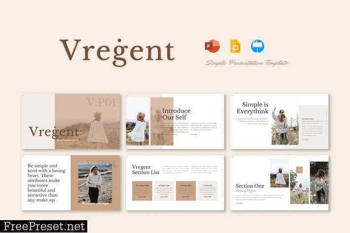 Vregent - Presentation Template 2AUW8EB