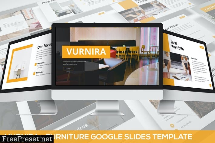 Vurnira - Furniture Google Slides Template T8BUER
