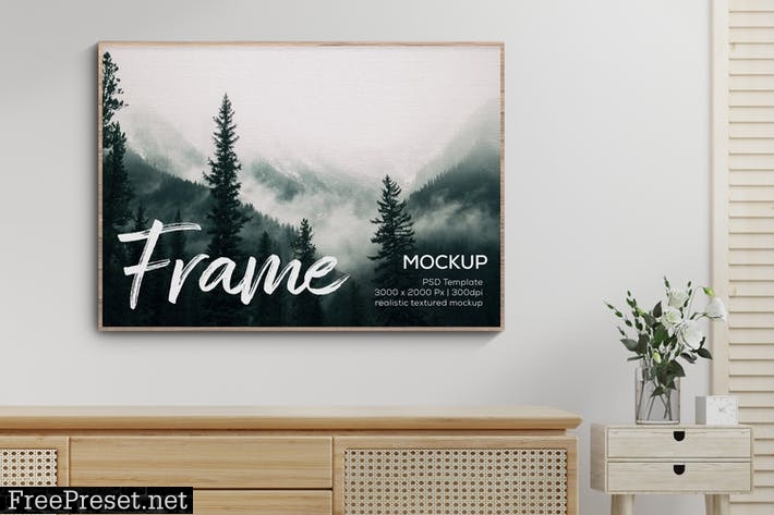 Wall Frame Mockup AEV5F67