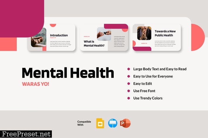 WARAS - Mental Health Presentation Template 65KEYRA