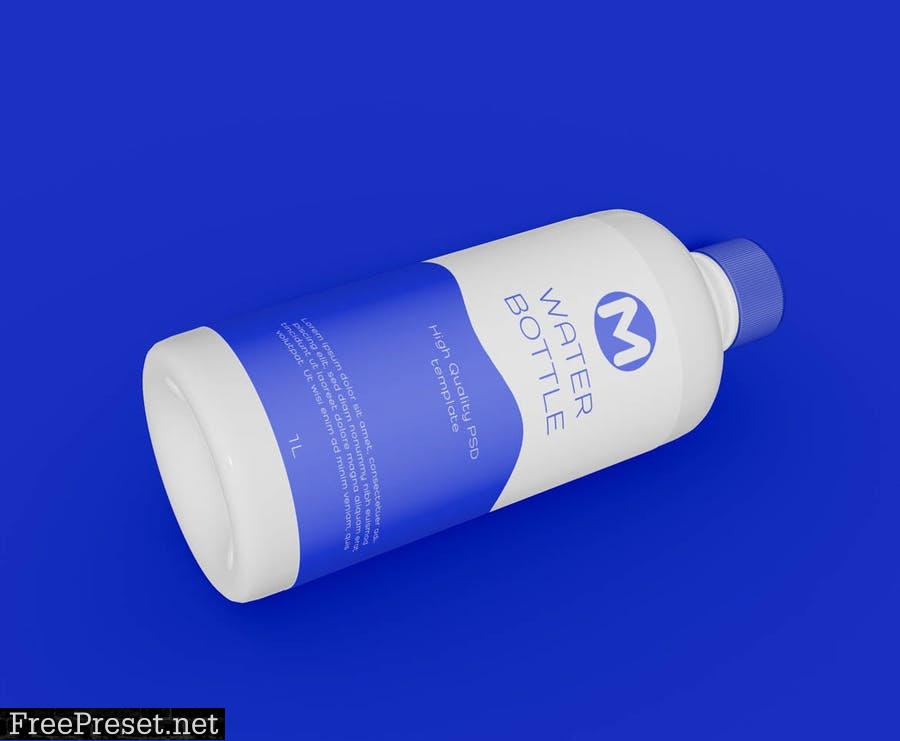 Water Bottle Mockup Y72M3HW