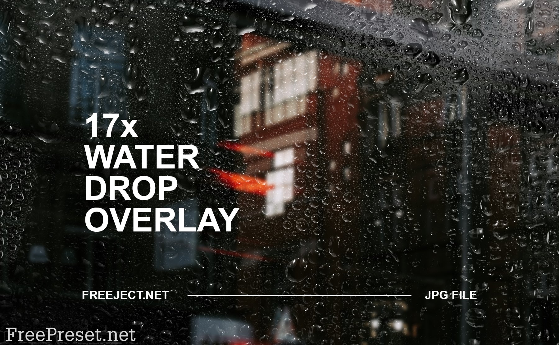 Water Drop Texture Overlay 6170259