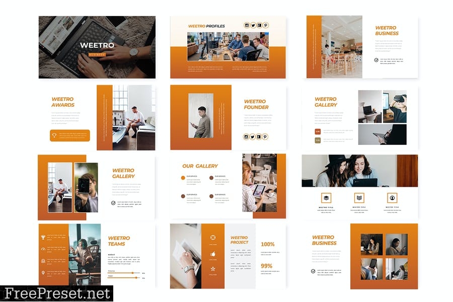 Weetro - Powerpoint Template CSNCL9M