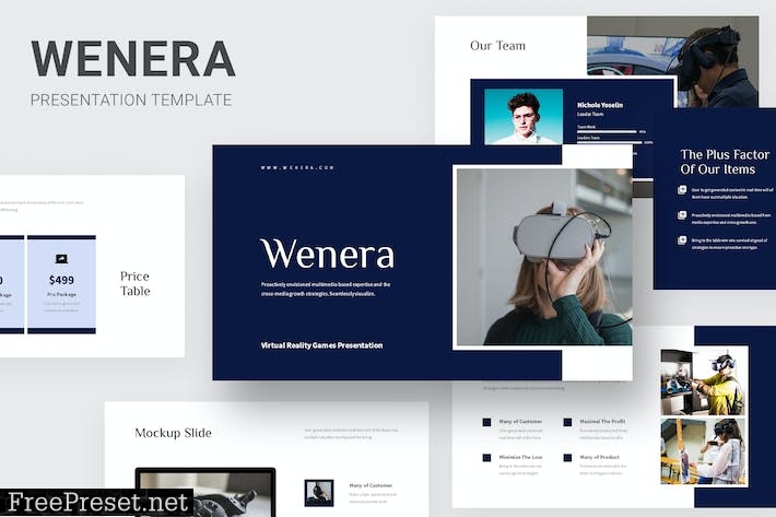 Wenera - Virtual Reality Games Powerpoint 6PBQ77P