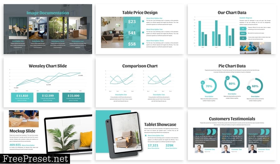 Wensley - Business Template Prensentation FDG8KHS