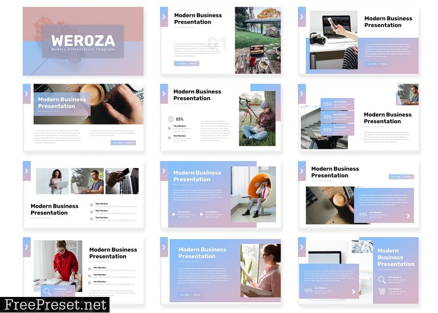 Weroza - Presentation Template ZKF8TE9