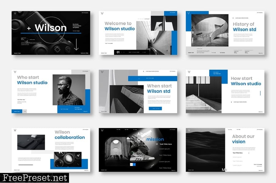 Wilson – Business PowerPoint Template H3VVQ23