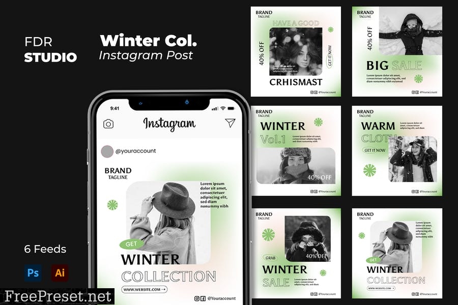 Winter Collection Instagram Post 752FUQG