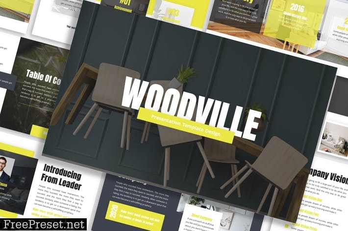 Woodville - Business Template Prensentation VDNMS55