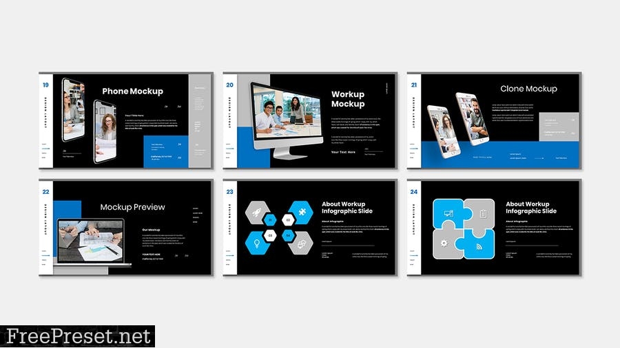 Workup - Business Presentation PowerPoint Template 9NXMEYZ