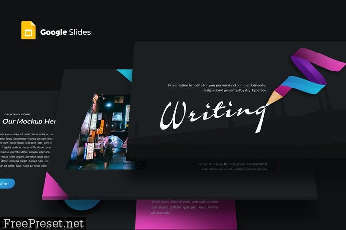 Writing - Google Slides Template UP7C4E