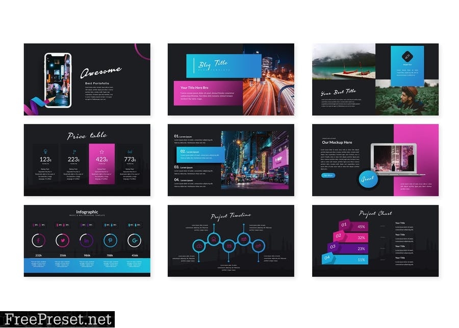 Writing - Powerpoint Template TGJSDH