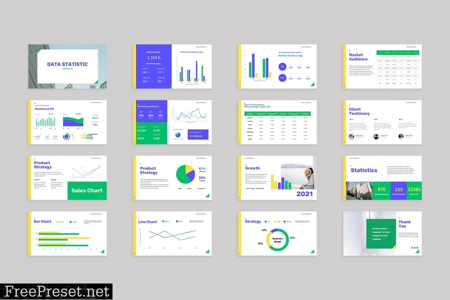 Yellow White Blue Simple Corporate & Business Plan S4WJXQ7