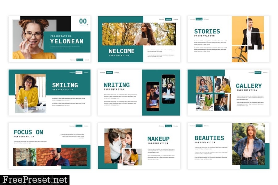Yelonean Presentation Template 67KCFJJ