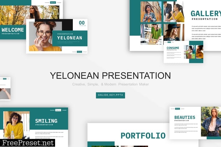 Yelonean Presentation Template 67KCFJJ