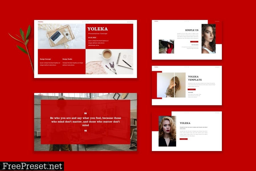 Yoleka - Powerpoint Template UTTC6HE